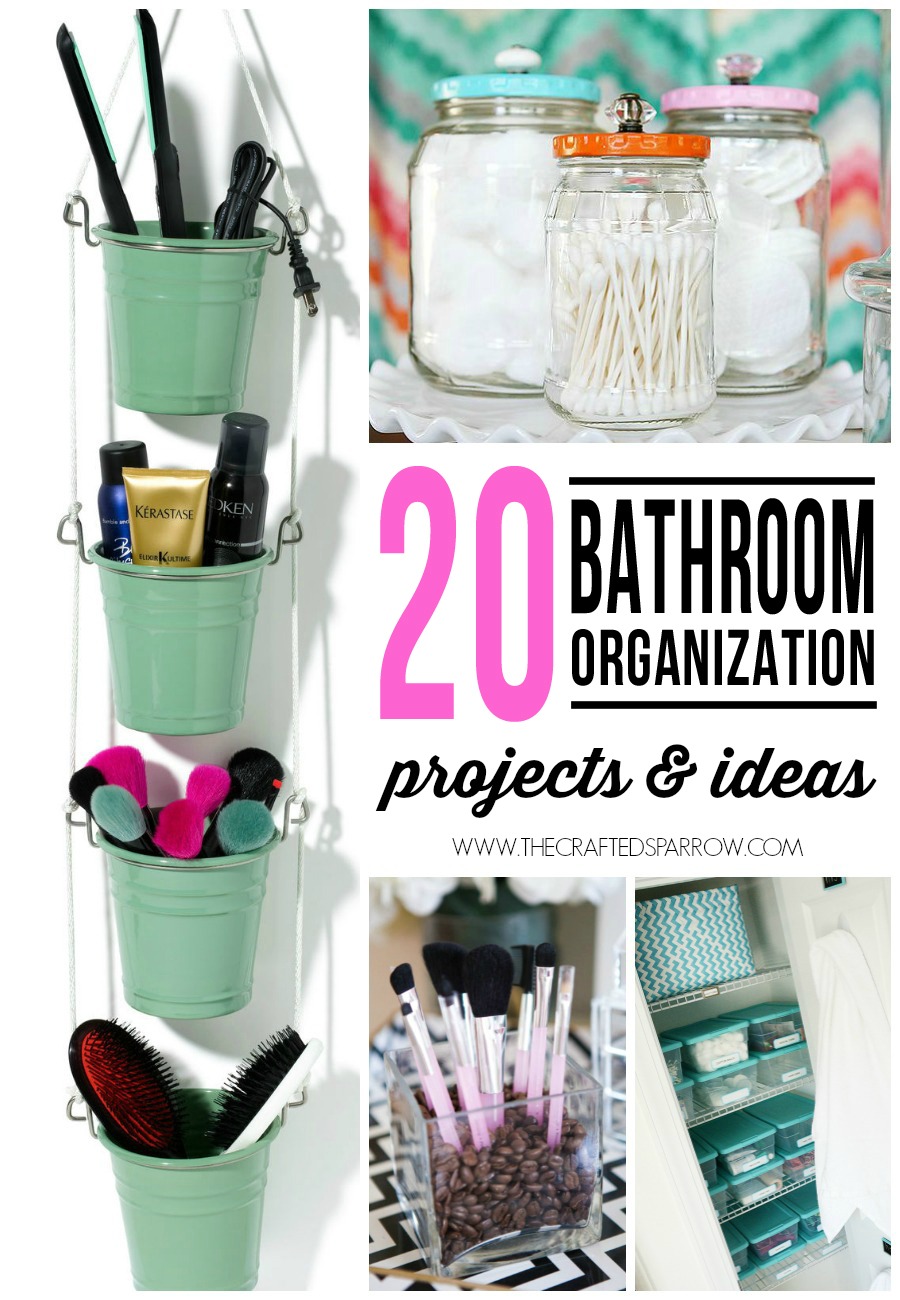 20 Bathroom Organization Projects &amp; Ideas