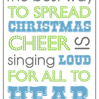 Christmas Cheer Printable