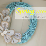 Spring Wreath {Grapevine & Burlap}