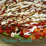 BBQ Chicken Salad {CPK Recipe Knock Off}