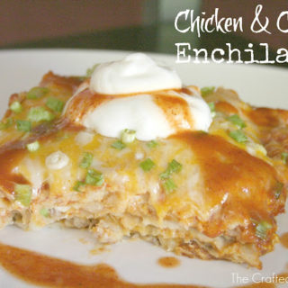 Chicken & Cheese Enchiladas