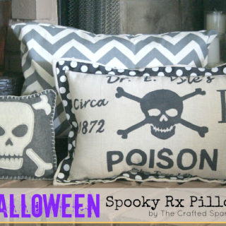 Halloween Spooky RX Pillow {Target Knock-Off}