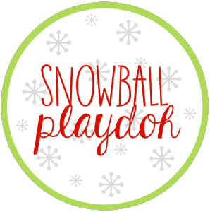 Snowball Playdoh Printable