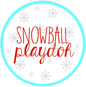 Snowball Playdoh