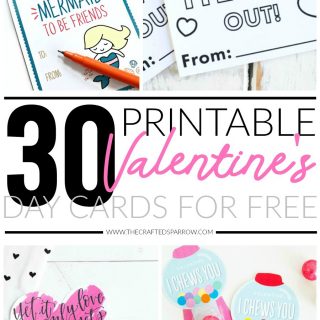 30 Valentines Day Printable Cards