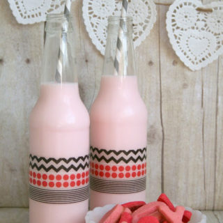 Washi Tape Milk Bottles