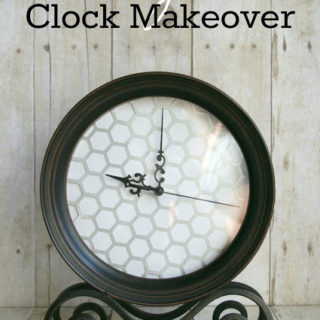 Honeycomb Clock Makeover