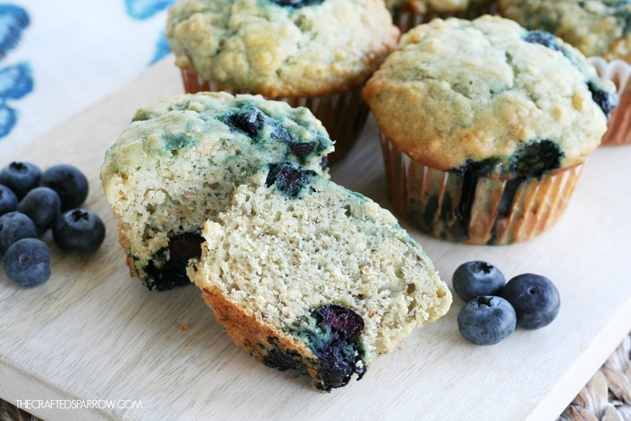 healthy bluberry muffin recipe