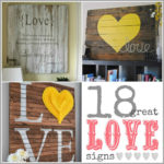 18 Great DIY Love Signs