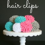 Felt Flower Hair Clips