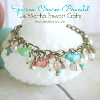 Sparrow Charm Bracelet with Martha Stewart Crafts