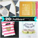 20 Chalkboard Projects & Printables {Plus a Cricut Everyday Chalkboard Fonts Cartridge Giveaway}