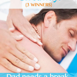 Fathers Day Giveaway, Massage Envy!