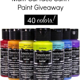 DecoArt {NEW} Americana Multi-Surface Paint Giveaway