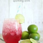 Cranberry Coconut Lime Sparkling Drink {made with Arrowhead Sparkling Water}