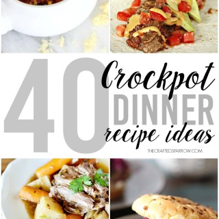 40 Crockpot Dinner Ideas