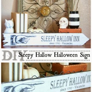 DIY Sleepy Hallow Halloween Sign