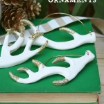 DIY Antler Ornaments