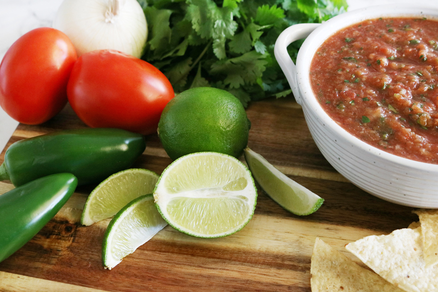 Easy Restaurant Style Blender Salsa Recipe - TheVegLife