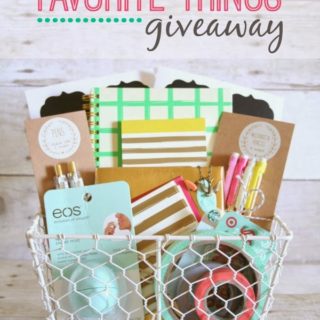 Favorite Things Giveaway { 8 Bloggers – 8 Prize Packs = 1 Lucky Winner!)