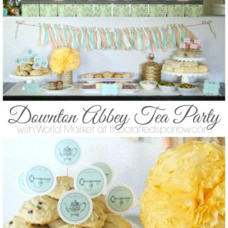 Downton Abbey Tea Party with World Market