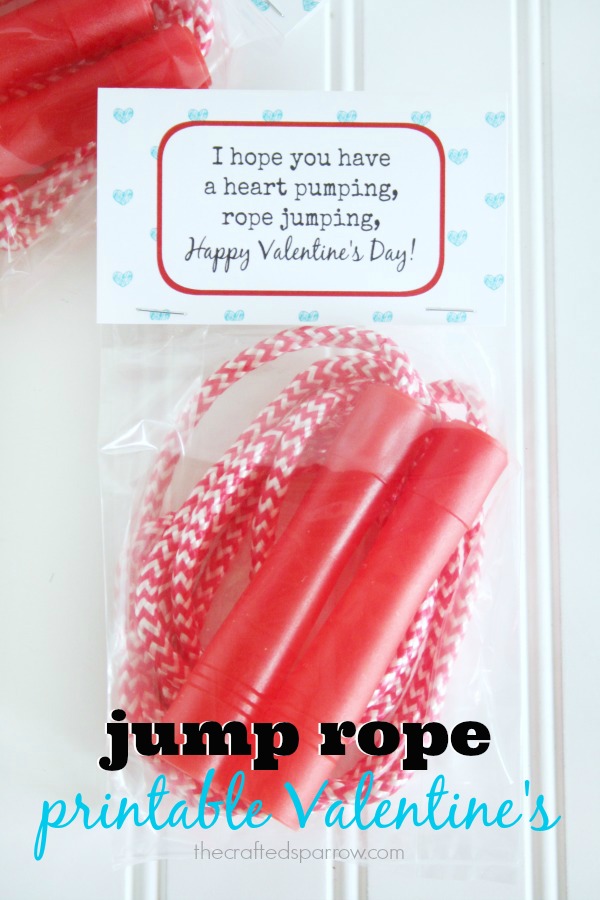 Jump Rope Printable Valentine's