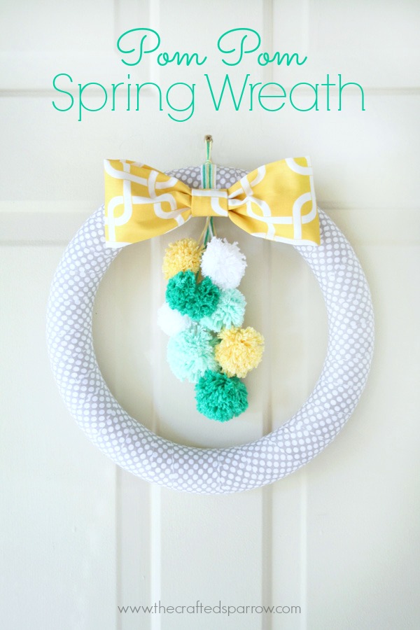 Pom-Pom-Spring-Wreath