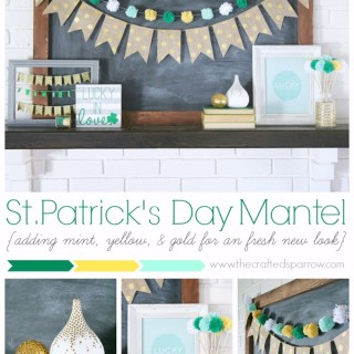 St. Patrick’s Day Mantel