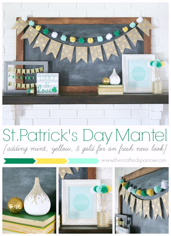 DIY St. Patrick's Day Rainbow Garland Using the Cricut Scoring