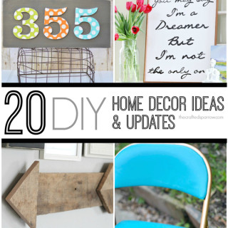 20 DIY Home Decor Ideas & Updates
