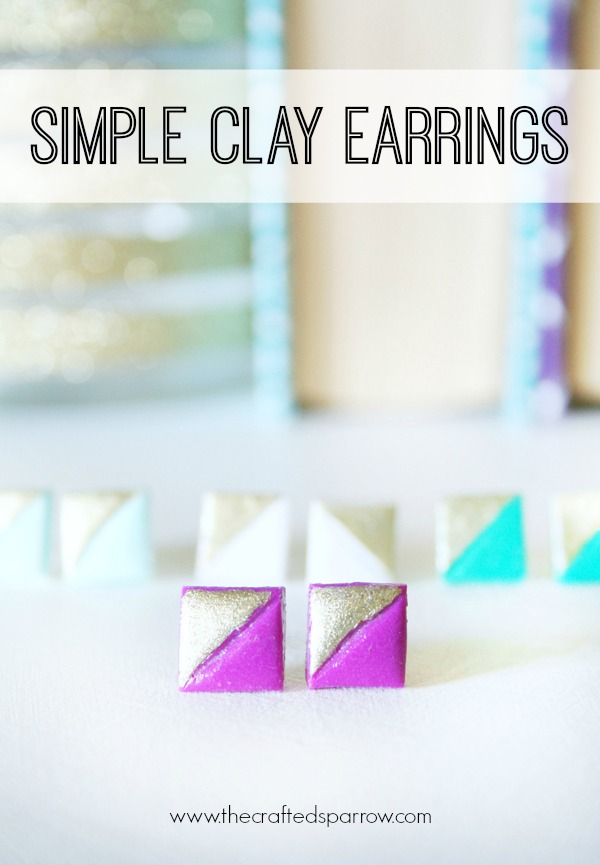 Simple Clay Earrings - 2