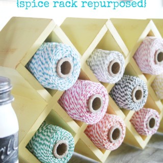 Twine Holder – Spice Rack Repurposed