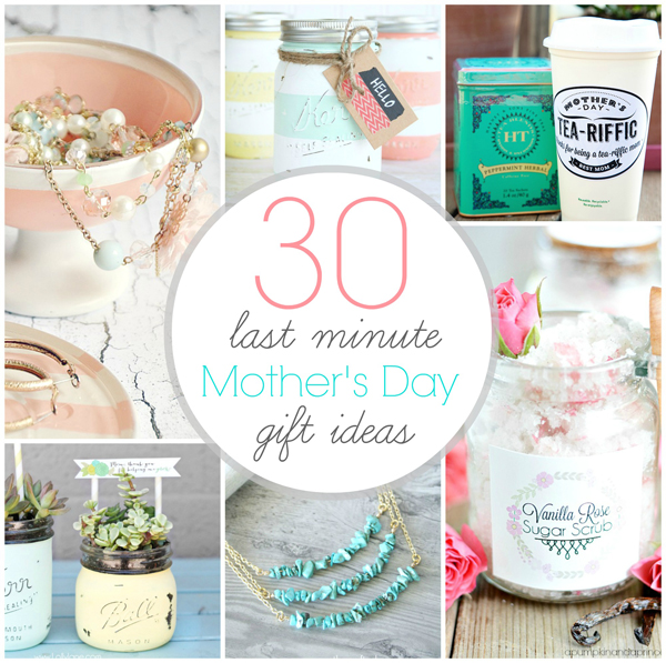 last minute mother's day gifts diy