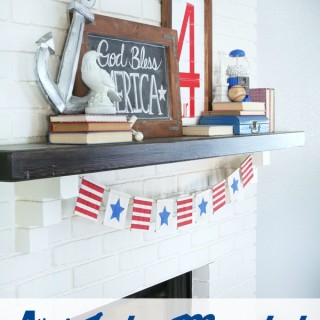 4th of July Mantel