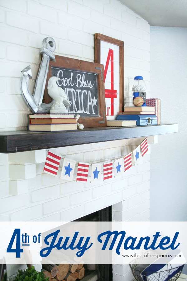 4th-of-July-Mantel