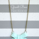 Giant Bow Necklace