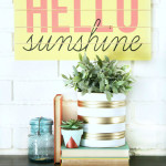 DIY Slatted Summer Sign