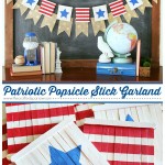 Patriotic Popsicle Stick Garland