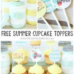 Free Summer Cupcake / Food Topper Printables