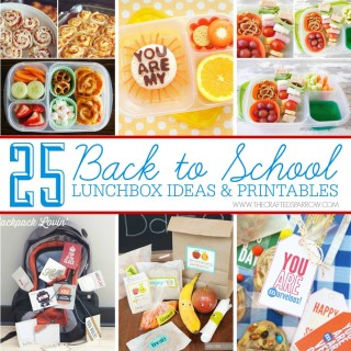25 Back to School Lunchbox Ideas & Printables