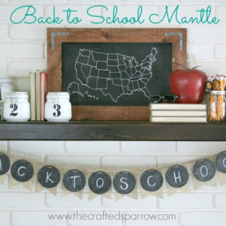 Back to School Mantle