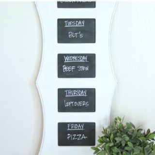 Fancy Framed Chalkboard Menu