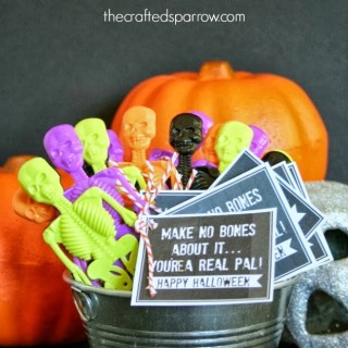 Skeleton Halloween Favors