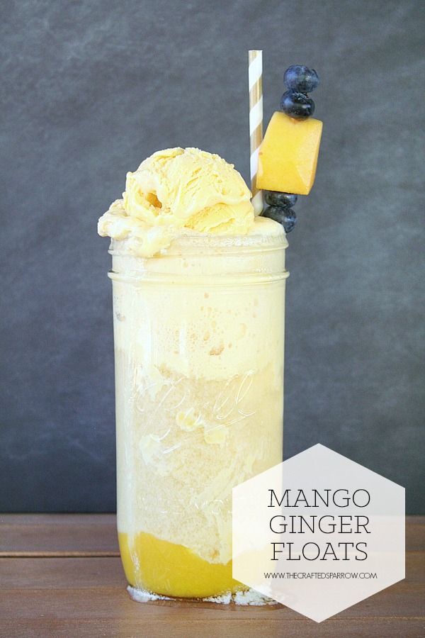 Mango Ginger Floats