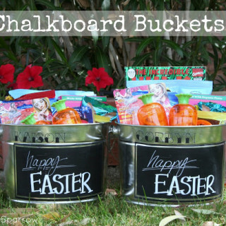 Chalkboard Buckets