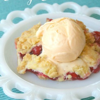 Incredibly Easy Cherry Cobbler