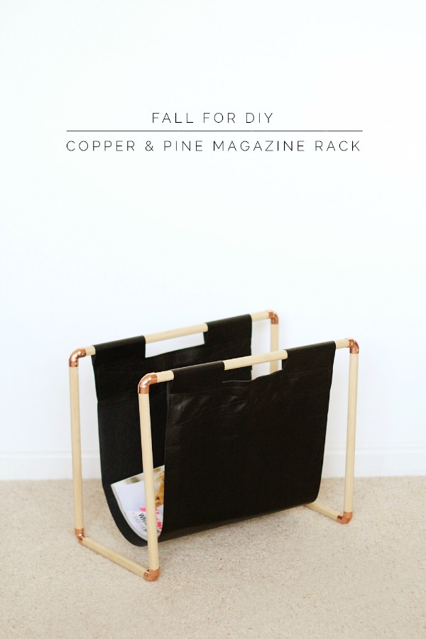Fall-For-DIY-Copper-and-Pine-Magazine-Rack