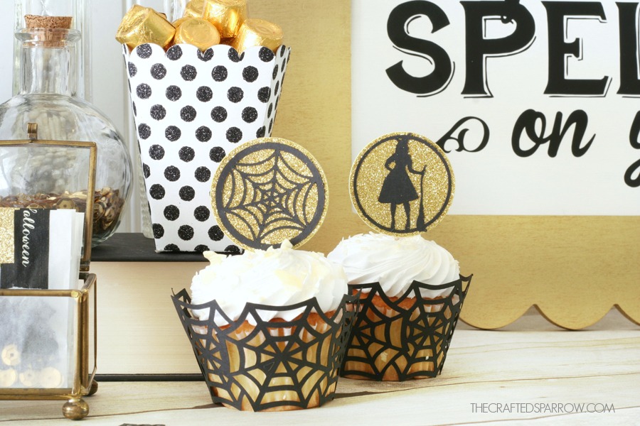 Halloween Cupcake Toppers & Wrappers