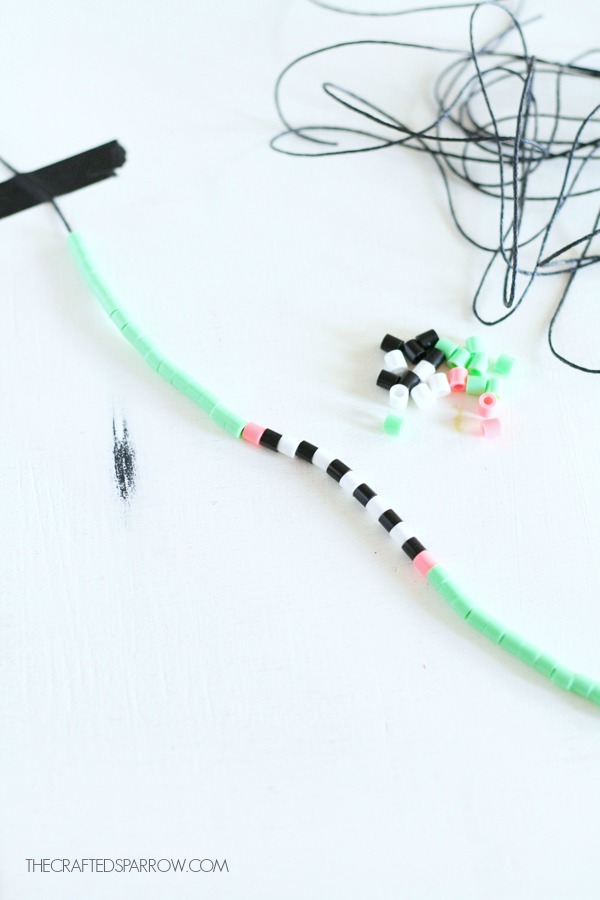 Perler Bead Necklaces - The Crafted Sparrow