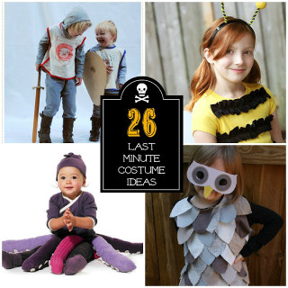 Last Minute Halloween Costume Ideas {Kids}